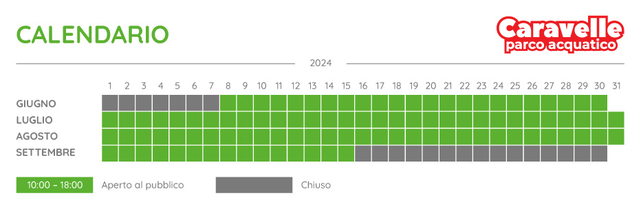 calendario le caravelle 2024