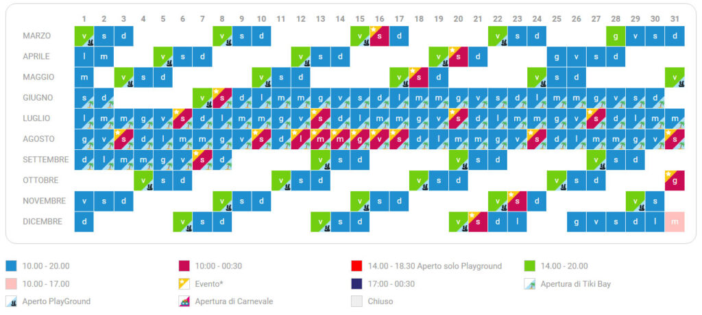 calendario acquaworld 2024