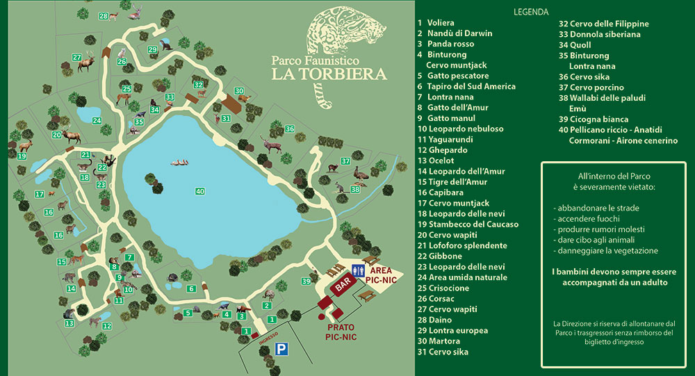 mappa la torbiera